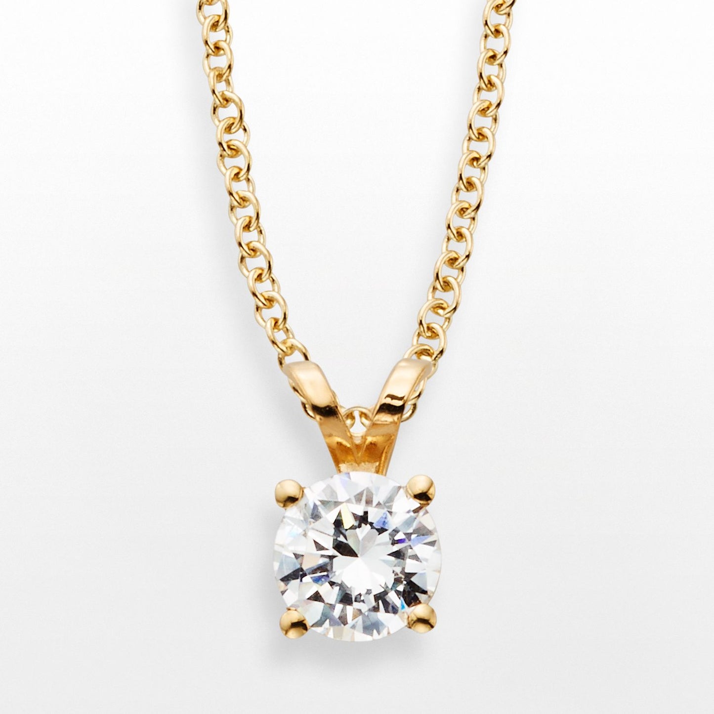 14k Gold 1/2-ct. T.W. IGL Certified Diamond Solitaire Pendant